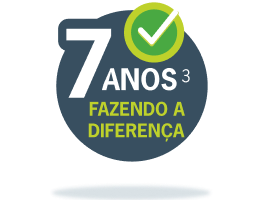selo 7 anos fazendo a diferença